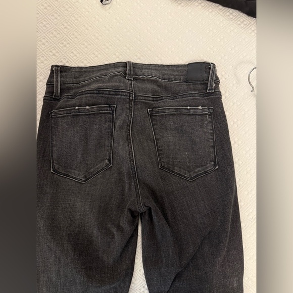 Level 99 Dark Grey Distressed Jeans with Modern Cut - Picture 6 of 8